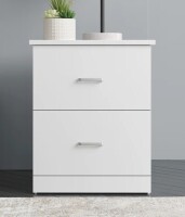 Wade Logan Allyannah 23.6" 2-Drawer Nightstand New In Box $299