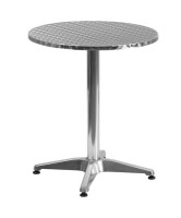 Flash Furniture Mellie 23.5'' Round Aluminum Indoor-Outdoor Table with Base $199