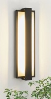 Wade Logan&reg; Breyana Aluminum Outdoor Hardwired Bar Wall Sconce with LED Light Source New In Box $299