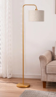 Willa Arlo&trade; Interiors Ellingsworth 63'' Arched/Arc Floor Lamp with Dimmable Bulb and Remote Control New In Box $299