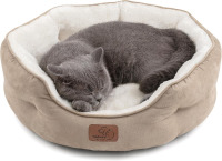 Bedsure 20 inch Round Pet Bed, Soft Plush Pet Bed with Anti-Slip Bottom, Easy to Clean New Shelf Pull $79