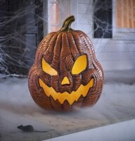 Home Accents Holiday 25 in. Halloween Classics Battery Operated LED Grisly Jack-O-Lantern $99