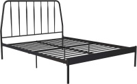CosmoLiving by Cosmopolitan CosmoLiving Anastasia Metal, Full Size Frame, Black Bed New In Box $399