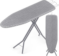 SONGMICS Full Size Ironing Board, Steel Frame with Cover and Sponge Pad, Foldable Standard Ironing Board with Iron Rest, 54 x 14 x 36.6 inches, Gray, New In Box $79