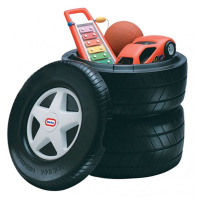 Little Tikes Classic Racing Tire Toy Chest New $199