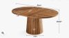 Millwood Pines 55 Inch Oval Dining Table With Wood Base in Brown New in Box $499