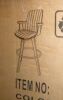 Kunzent 26 inch Swivel Counter Stools with Curved Back and Arms, Walnut Craftsmanship, in Brown New In Box $399 - 2