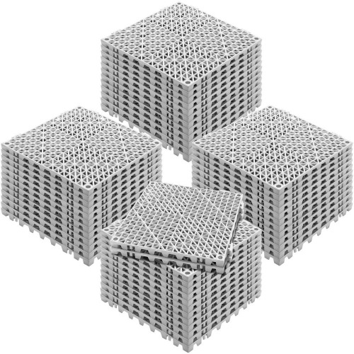 Stellweilan Tessberg 12'' W x 12'' L Garage Flooring Drain Tiles (Set of 50) New In Box $199