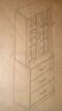 Ebern Designs 71" H X 23.6" W Kitchen Pantry With Bookcases, Glass Door Kitchen, White, New in Box $399 - 2