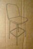 Pop Maison Oslo 25.5"Seat Height Upholstered Counter Stool in Beige New Shelf Pull $299 - 2
