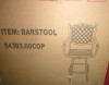 Gecheer CAST ALUMINUM BAR STOOL in Copper New in Box $599 - 2
