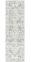 Safavieh Arizona ARZ520 Machine Washable Skid Resistant Power Loomed Indoor Runner Rug - Light Grey/Beige - 2'6"x8' New In Box $199