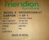 Meridian Furniture Banyan Iron Coffee Table New in Box $1199 - 2