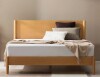 George Oliver Whitman Queen Low Profile Mid-Century Modern Platform Bed New in Box $599