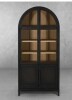 Abbyson Archer 80" Wood Bookcase in Black New in Box $1999