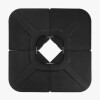Arlmont & Co. Haque 200 Lbs 4 Piece U Shape Plastic Free Standing Umbrella Base New In Box $199