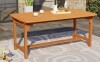 Wildon Home Tameyah Rectangular Acacia Extendable Outdoor Dining Table With Umbrella Hole , 94.5'' in. W 35.45'' in. D New in Box $699