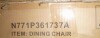 Orren Ellis Lyddia Wood Upholstered Dining Chair Beige and Light Ash New in Box $599 - 2