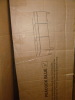 Wade Logan Asdrubale 50.3" Wide Faux Leather Upholstered Storage Bench in Peacock Blue New in Box $399 - 2