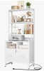 17 Stories Ezren 29.5" Wide 1 -Drawer File Cabinet with Lock & Charging Station New in Box $299