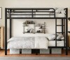 Latitude Run Twin Over Twin Metal Bunk Bed For Teens And Adults,space-saving/noise Reduced/no Box Spring Needed, Black New in Box $499