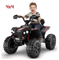 Firstness 24V Electric Kids ATV Quad 800W Kids ATV 4 Wheeler 2 Seater Ride on Toys with 3 Speed Mode Music LED Lights Toddler 4 Wheeler Quad Ride On Car for Boys Girls Ages 3-8, Black New In Box $399