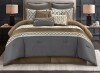 Nanshing America, Inc Caval 10 Piece King Size Jacquard Comforter Set New In Box $299
