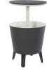 Keter Cool Bar Outdoor Table and Ice Chest 7.5 Gallon(s) Gray Beverage Cooler New In Box $199