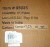Deco 79 Leather Handmade Stool with Patchwork Pattern, 16" x 16" x 16", Gray New In Box $399 - 2