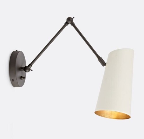Cosylux Modern Brass Wall Sconces with Movable Metal Shape, Modern Metal Bedside Lamp Wall Light Fixture, Room Decor Picture Light, Bedroom Decor Reading Light, Wall lamp for Bathroom New In Box $199