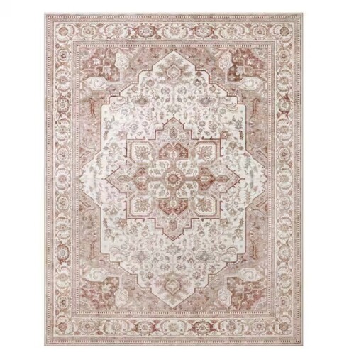 Wyatt & Ash Rylan Brown/Green 3 ft. x 5 ft. Woven Oriental Polyester Area Rug $199
