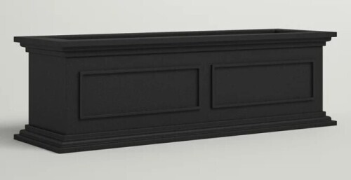 Sol 72 Outdoor&trade; Abram 36" W Double Walled Window Box Planter with Drainage Holes New In Box $199