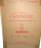 Sunbeam Electric Royal Luxe Microplush Heated Blanket, 12 Heat Settings, 12-Hour Auto Shut-Off, Fast Heating, Warm & Cozy, Machine Washable, Cabernet Color, Twin (84" x 62") New In Box $99 - 2