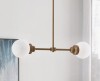 Mack & Milo&trade; Rabehi 2 - Light Dimmable Sputnik Modern Linear Chandelier New In Box $399