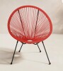 AllModern Outdoor Hammock Weave Patio Chair in Orange New in Box $399