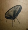 AllModern Outdoor Hammock Weave Patio Chair in Orange New in Box $399 - 2