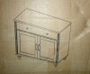 Charlton Home Scarlett Sideboard Buffet Cabinet With Doors And Drawers, Large Kitchen Storage Cabinet Wood Coffee Bar Tables With Storage, Modern Farmhouse Sideboard Credenza New Shelf Pull $499 - 2