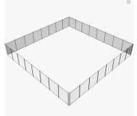 Vevor VEVOR Pool Fence, 4 x 96 FT Pool Fences for Inground Pools, Removable Safety Pool Fencing New in Box $599