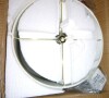 Wade Logan&reg; Ayube Ellipse Curved Gourd Glass Table Lamp New In Box $299 - 2