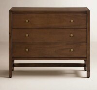 Birch Lane Soline 32'' W Nightstand in Saddle Tan New in Box $1099