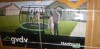 GVDV 12Ft Round Backyard Trampoline With Safety Enclosure, The Gift Is Basketball Hoop, Sprinkler, Lights New Open Box $499 - 2