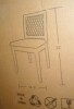 Moe's Home Collection Orville Dining Chair Black New in Box $499 - 2