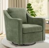 Wade Logan Upholstered Swivel Accent Chair, 360&deg; Swivel Lounge Chair with Removable Cushions, Textured Fabric, Modern Armchair for Living Room, Bedroom & Reading Nook New in Box $799