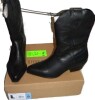 Steve Madden Pair of Ladies Western Boot - Black Leather - New In Box Size 9 $159.99 - 2