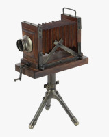 17 Stories Vikesha Wood Camera Film Sculpture New In Box $199