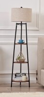 Mercer41 Snowhill 60.62'' Tray Table Floor Lamp New In Box $299