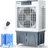 VAGKRI Swamp Cooler, 2100CFM Evaporative Air Cooler with 3 Modes & Wind Speeds, 120&deg;Oscillation, 24H Timer, Portable Outdoor Air Conditioner with Auto Fill for Patio Garage Commercial Use, 8 Gallon New In Box $399