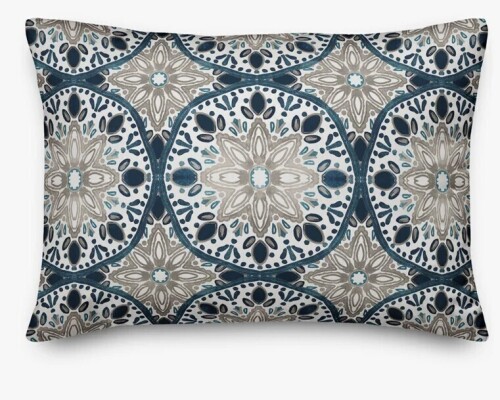 Bungalow Rose Amsden Outdoor Reversible Throw Pillow, 20" x 14" / Assorted New Assorted $79