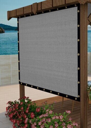 Artpuch 8' x 8' High Density Pergola Cover Shade with Grommets Shade New $199