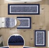 Ebern Designs 4 Piece Soft Absorbent Microfiber Bath Rug Set with Non-Slip Backing $89 - 2